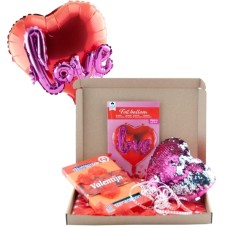 Valentine gift tasting with love balloon